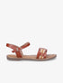 Nu pieds bi-matière uni - Marron - 1
