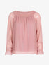 Top fluide à pois - Rose - 1