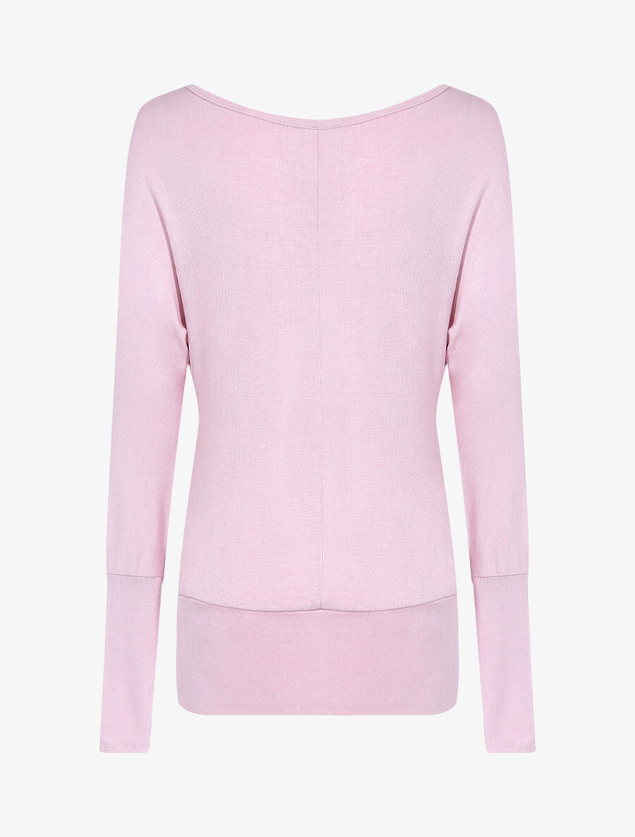 Pull fin plis à l&