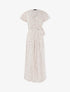 Robe à imprimé paquerettes - Écru - 1