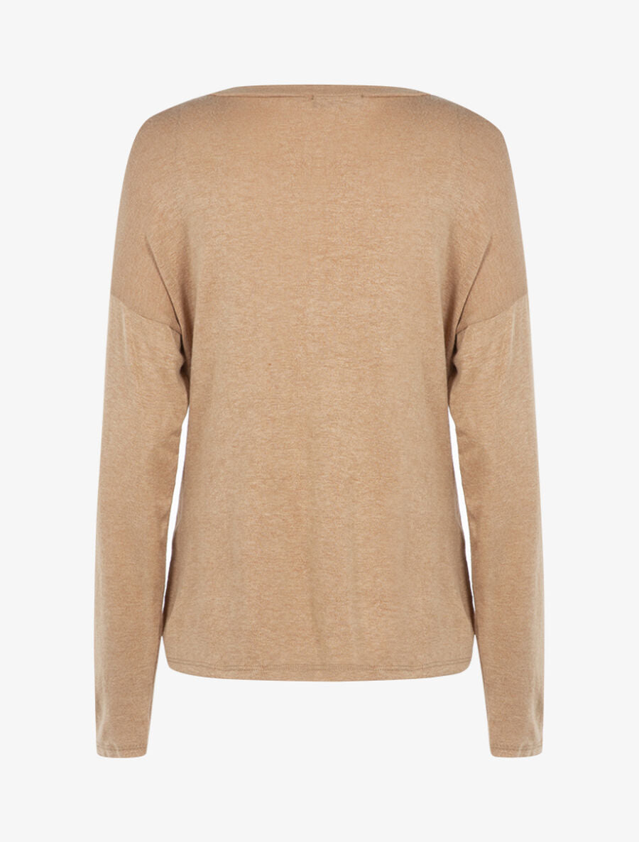Pull doux à cordon de serrage à l&