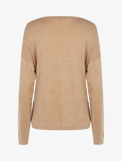 Pull doux à cordon de serrage à l&