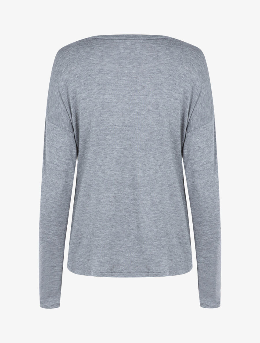 Pull doux à cordon de serrage à l&