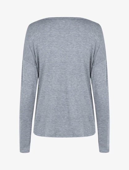 Pull doux à cordon de serrage à l&