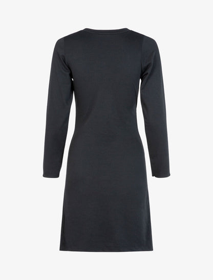 Robe à bandes croisées à la taille - Noir - 2