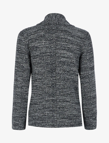 Veste effet texturé - Noir - 2