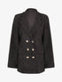 Blazer en velours côtelé - Noir - 1