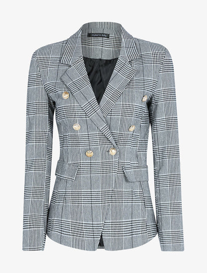 Veste à imprimé Prince de Galles - Noir/blanc - 1
