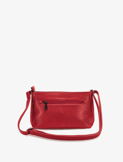 Sac besace Loane - rouge - 2