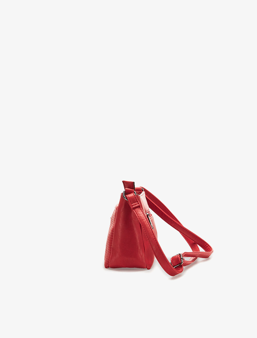 Sac besace Loane - rouge - 3