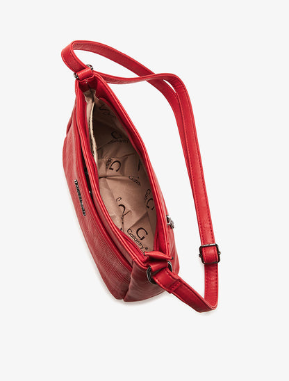 Sac besace Loane - rouge - 4