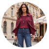 Manteau long à col montant - Beige | Stand-Prive