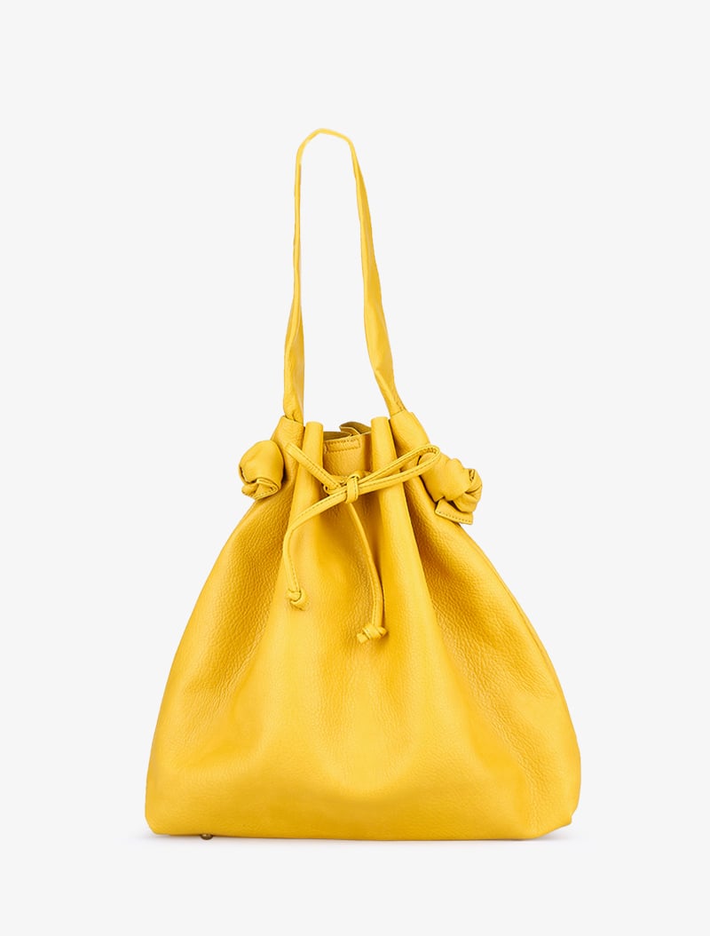 sac cabas elizabeth - moutarde - femme -