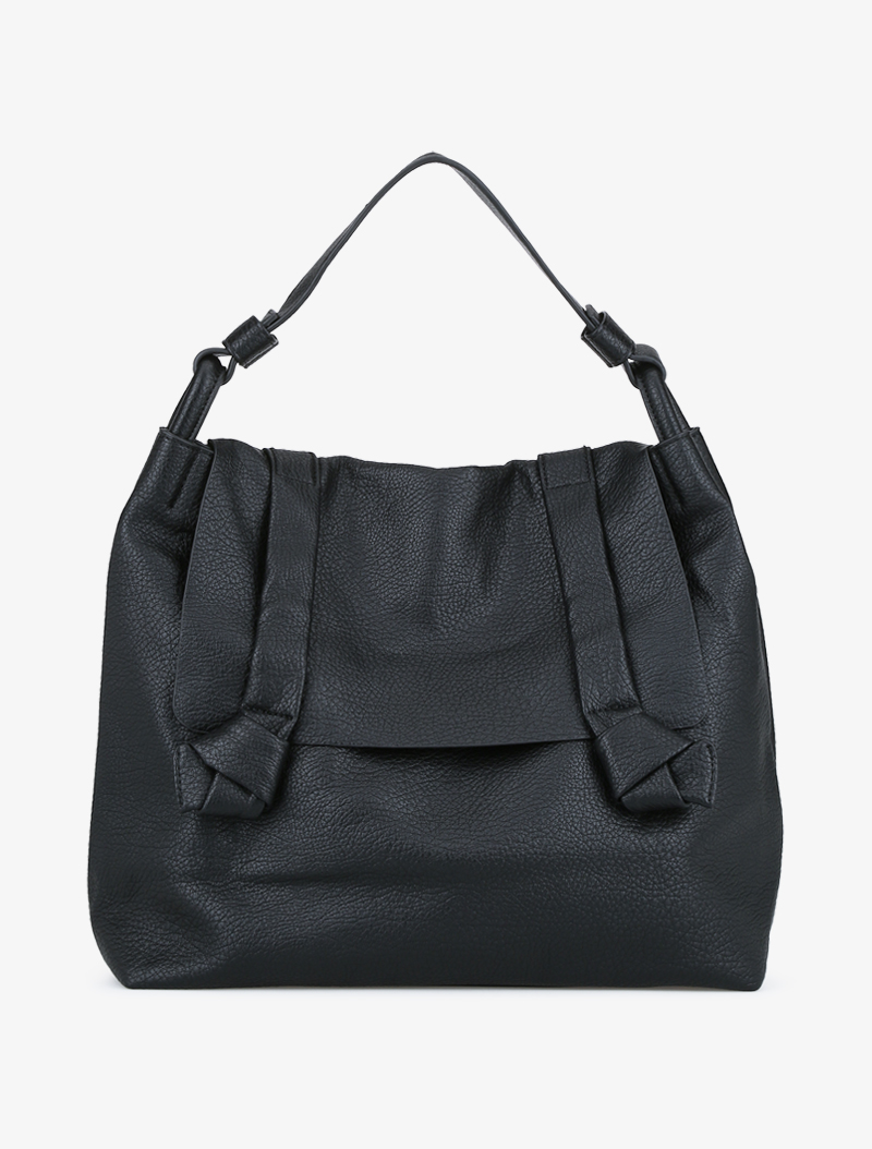 sac cabas flora - noir - femme -