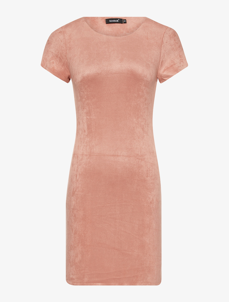 robe t-shirt su��dine - rose - femme -