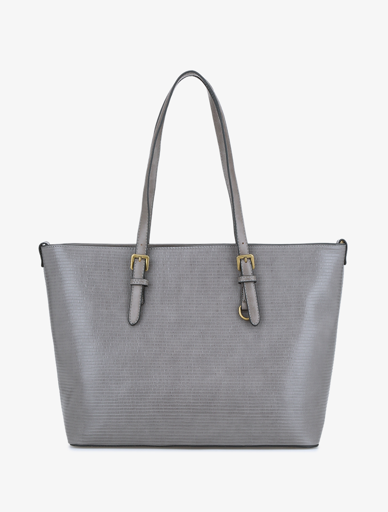 sac cabas helena - gris fonc�� - femme -