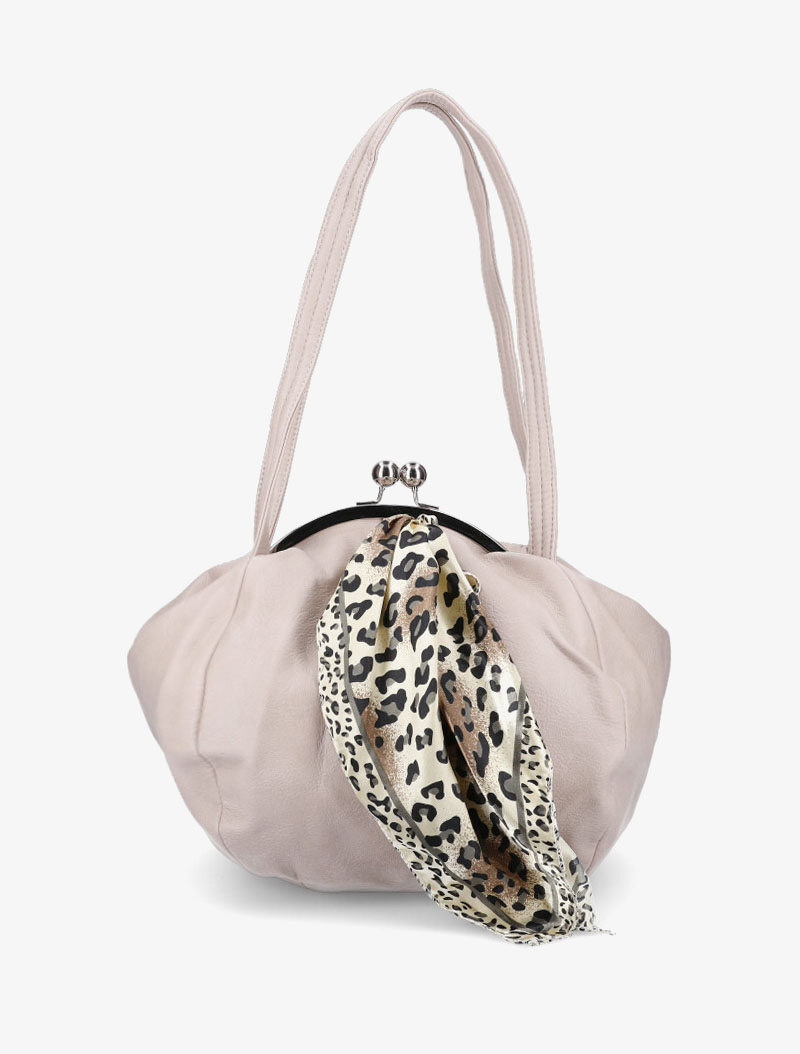 sac bowling maelle - taupe - femme -