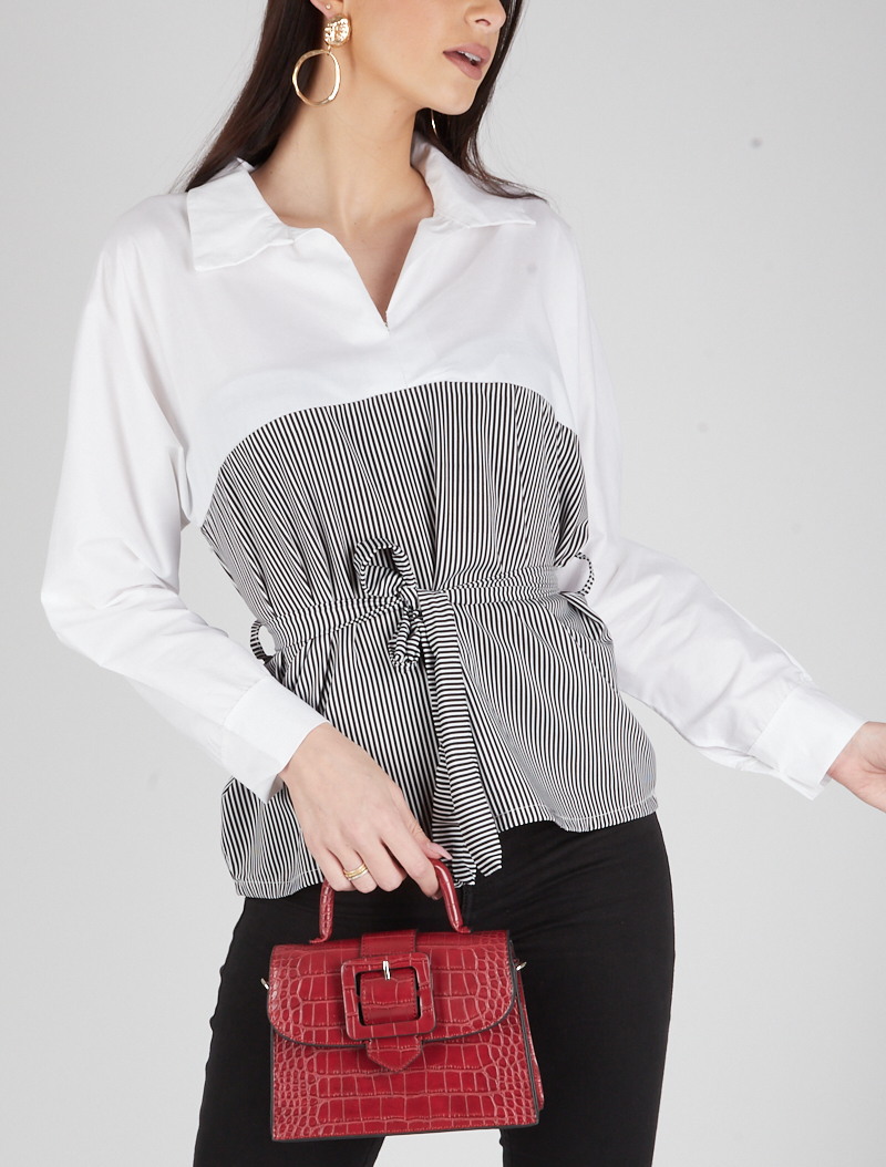 blouse style chemise �� imprim��s - femme -
