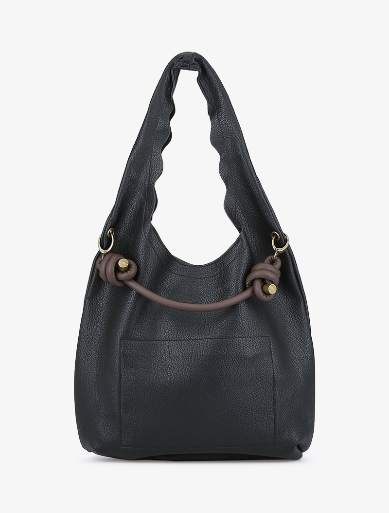 sac cabas bernadette - noir - femme -