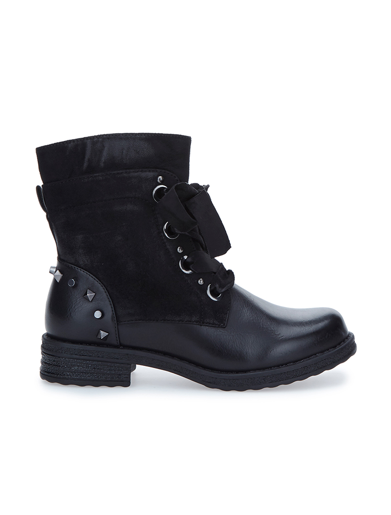 boots bimati��re �� picots - noir - femme -